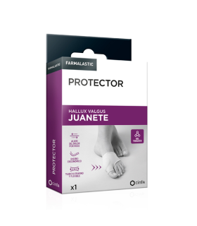 PROTECTOR JUANETE FARMALASTIC 1 UNIDAD TALLA UNICA