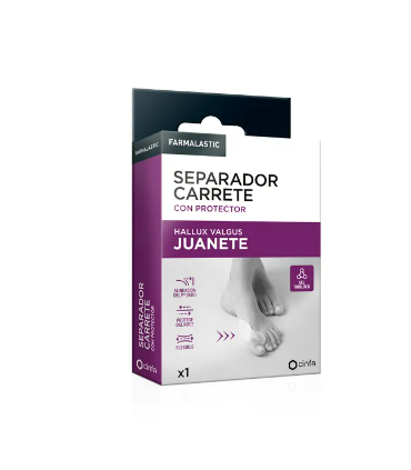 SEPARADOR CARRETE CON PROTECTOR FARMALASTIC 1 UNIDAD TALLA UNICA