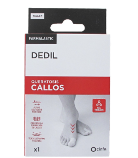 DEDIL CALLOS FARMALASTIC 1 UNIDAD TALLA PEQUEÑA