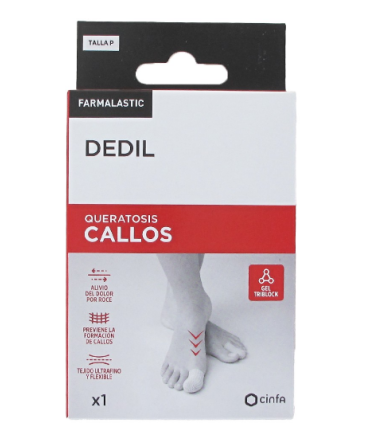 DEDIL CALLOS FARMALASTIC 1 UNIDAD TALLA PEQUEÑA