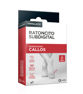 RATONCITO SUBDIGITAL CALLOS FARMALASTIC 1 UNIDAD PIE IZQUIERDO TALLA UNICA