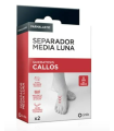 SEPARADOR MEDIA LUNA CALLOS FARMALASTIC 2 UNIDADES TALLA UNICA