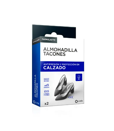 FARMALASTIC ALMOHADILLA TACONES 2UNID