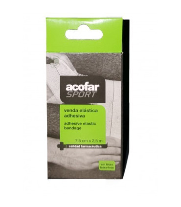 VENDA ELASTICA ADHESIVA ACOFAR 1 UNIDAD 2,5 M X 7,5 CM