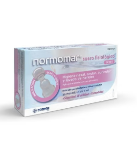 NORMOMAR SUERO FISIOLOGICO BEBE 30 AMPOLLAS 5 ML