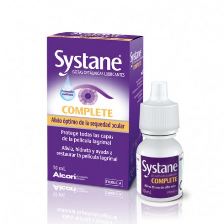 SYSTANE COMPLETE GOTAS OFTALMICAS LUBRICANTES SIN CONSERVANTES 10 ML