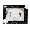 CHICCO SET DE COMIDA BLACK & WHITE +18M BALLENA