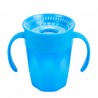 VASO 360º SIN BOQUILLA DR BROWN´S AZUL 300 ML