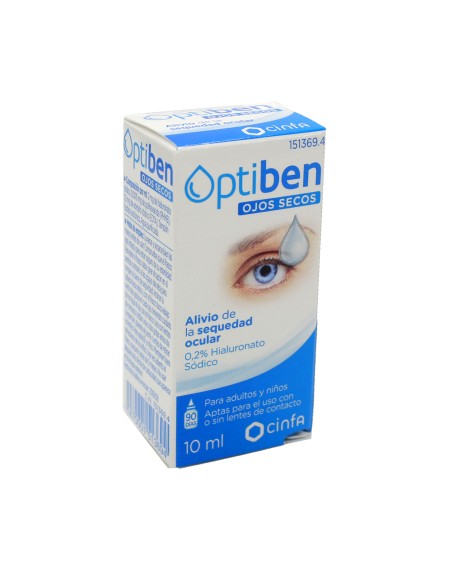 OPTIBEN OJOS SECOS GOTAS SEQUEDAD OCULAR 10 ML