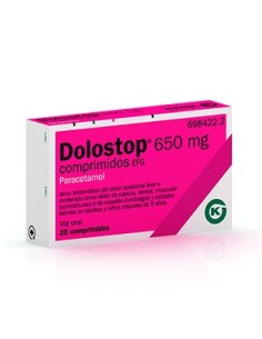 DOLOSTOP 650 mg 20 COMPRIMIDOS