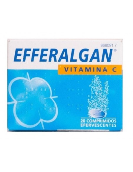 EFFERALDOL CON VITAMINA C 330 mg/200 mg 20 COMPRIMIDOS EFERVESCENTES