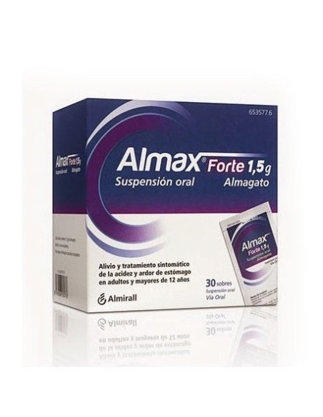 ALMAX FORTE 1,5 g 24 SOBRES SUSPENSION ORAL
