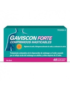 GAVISCON FORTE 48 COMPRIMIDOS MASTICABLES