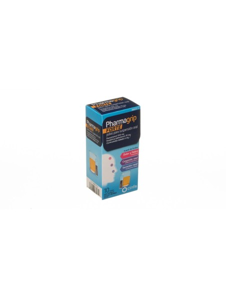 PHARMAGRIP FORTE 10 SOBRES POLVO PARA SUSPENSION ORAL