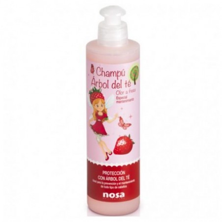 NOSA NATURAL CHAMPU ACEITE DEL ARBOL DEL TE ROSA 1 ENVASE 250 ML