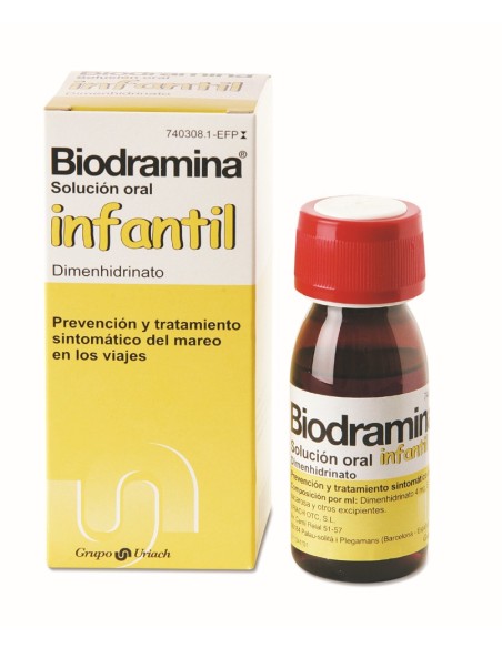 BIODRAMINA INFANTIL 4 mg/ml SOLUCION ORAL 1 FRASCO 60 ml