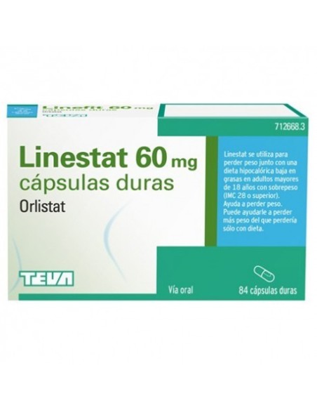 LINESTAT 60 mg 84 CAPSULAS