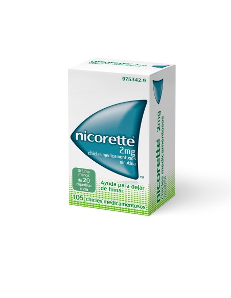 NICORETTE 2 mg 105 CHICLES MEDICAMENTOSOS