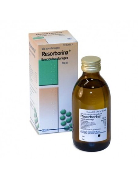 RESORBORINA SOLUCION BUCAL 1 FRASCO 200 ml