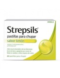 STREPSILS 24 PASTILLAS PARA CHUPAR (SABOR LIMON)