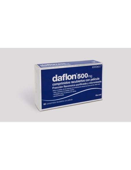 DAFLON 500 mg 30 COMPRIMIDOS RECUBIERTOS