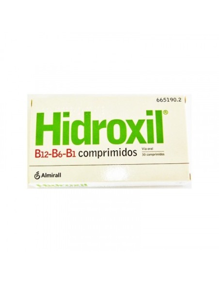 HIDROXIL B1-B6-B12 30 COMPRIMIDOS RECUBIERTOS