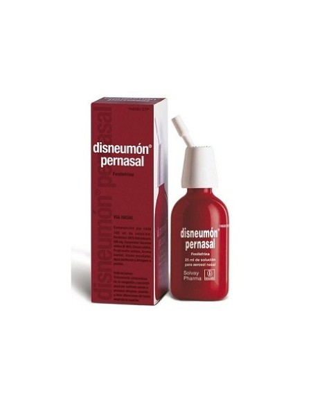 DISNEUMON PERNASAL 5 mg/ml SOLUCION PARA PULVERIZACION NASAL 1 ENVASE 25 ml