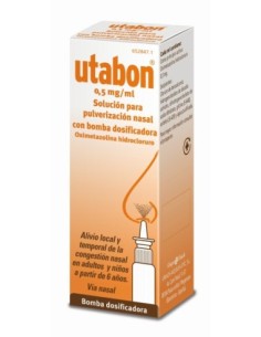 UTABON 0,5 mg/ml SOLUCION PARA PULVERIZACION NASAL 1 FRASCO 15 ml (CON BOMBA DOSIFICADORA)
