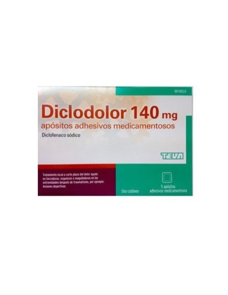 DICLODOLOR 140 mg 10 APOSITOS ADHESIVOS MEDICAMENTOSOS