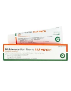 DICLOFENACO KERN PHARMA 11,6 mg/g GEL CUTANEO 1 TUBO 60 g