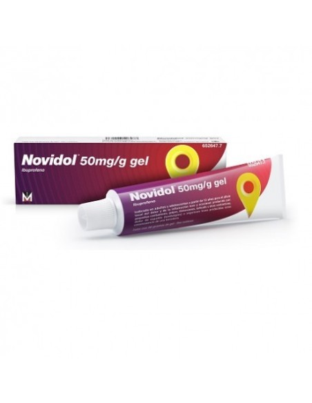 NOVIDOL 50 mg/g GEL CUTANEO 1 TUBO 60 g