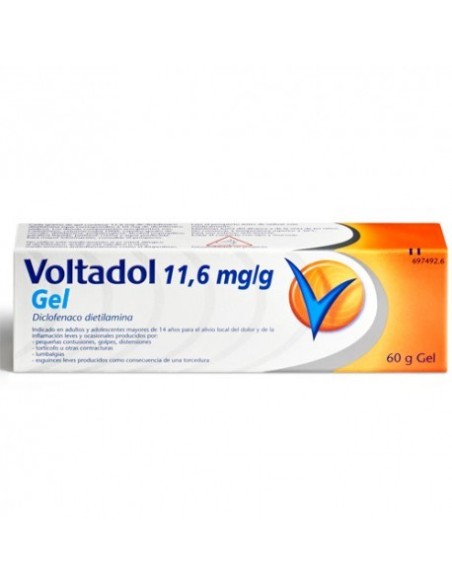 VOLTADOL 11,6 mg/g GEL CUTANEO 1 TUBO 60 g