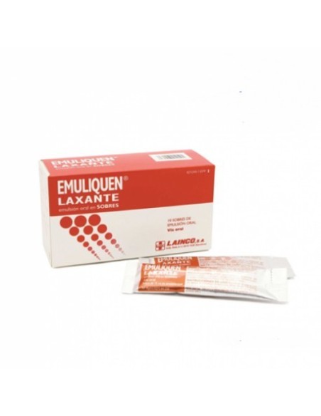 EMULIQUEN LAXANTE 7173,9 mg/4,5 mg EMULSION ORAL 10 SOBRES 15 ml