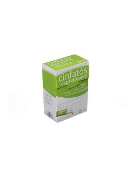 CINFATOS EXPECTORANTE 10 mg/100 mg 18 SOBRES SOLUCION ORAL
