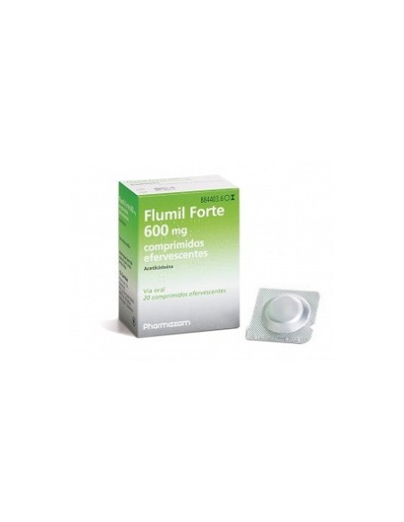 FLUIMUCIL FORTE 600 mg 20 COMPRIMIDOS EFERVESCENTES