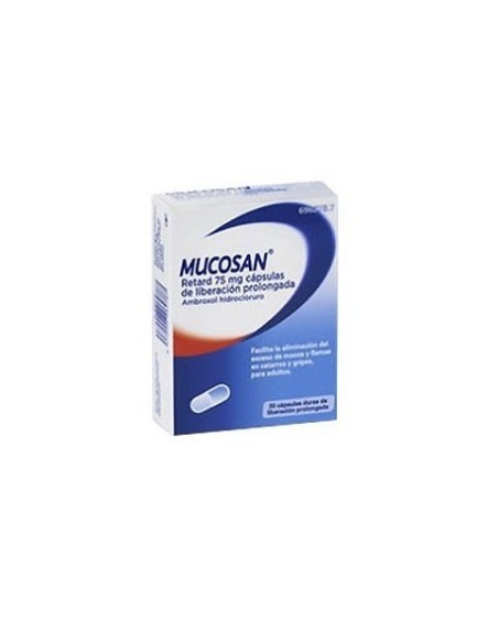 MUCOSAN RETARD 75 mg 30 CAPSULAS LIBERACION PROLONGADA