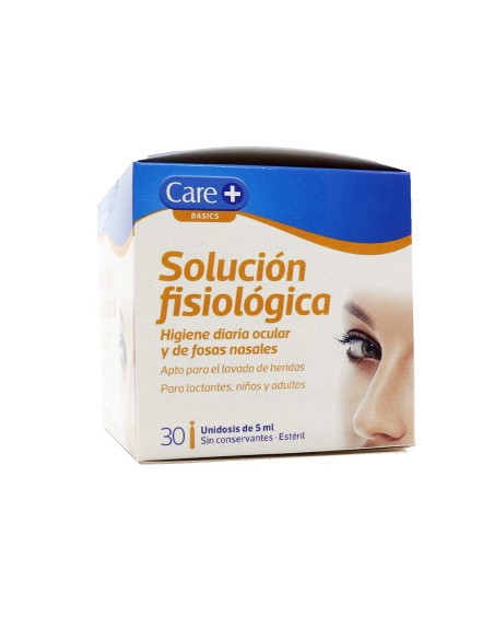 CARE+ SOLUCION FISIOLOGICA 5 ML 30 MONODOSIS