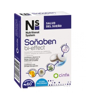 NS SOÑABEN BI-EFFECT 1,85 MG MELATONINA 60 COMPRIMIDOS