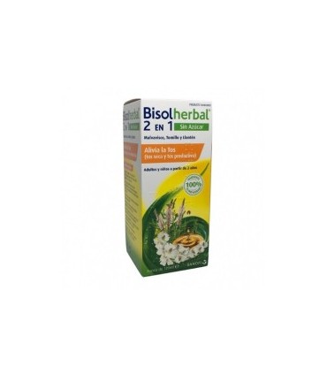 BISOLHERBAL 2 EN 1 MALVAVISCO, TOMILLO Y LLANTEN 1 FRASCO 120 ML