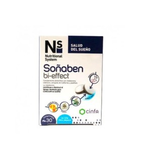 NS SOÑABEN BI-EFFECT 1,85 MG MELATONINA 30 COMPRIMIDOS