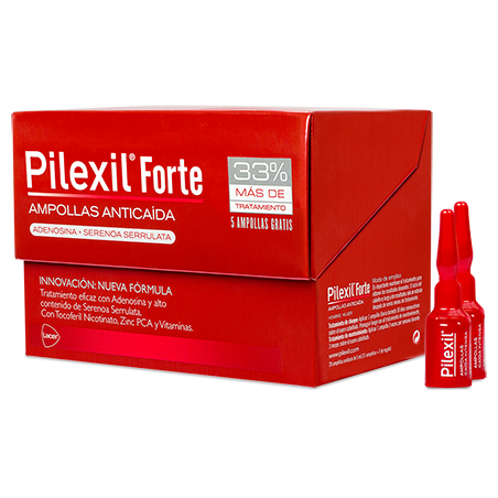 PILEXIL FORTE AMPOLLAS ANTICAIDA 5 ML 15 AMPOLLA