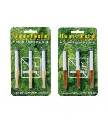 CIGARRILLO TRES PIEZAS FLOWERS