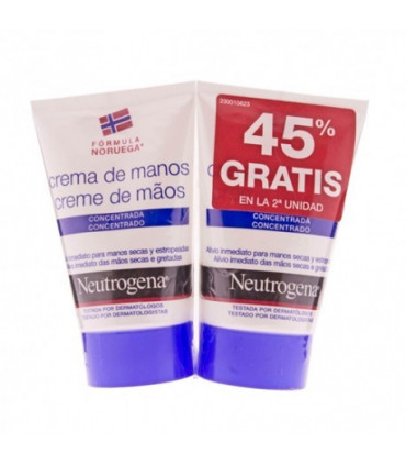 NEUTROGENA CREMA DE MANOS CONCENTRADA 50 ML 2 U