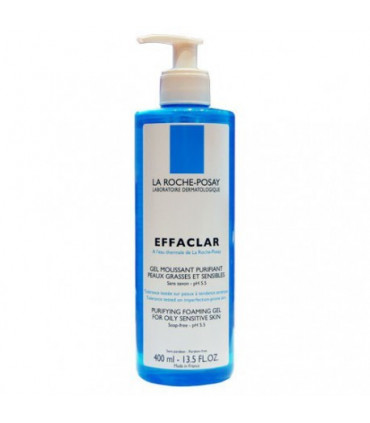LA ROCHE POSAY EFFACLAR GEL LIMPIADOR PURIFICANTE 400 ML