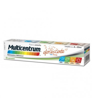 MULTICENTRUM 20 COMPRIMIDOS EFERVESCENTES