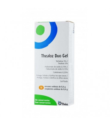 THEALOZ DUO GEL 0.4ML 30UNIDOS