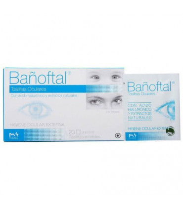 BAÑOFTAL TOALLITA OCULAR ESTERIL 20 UNIDADES