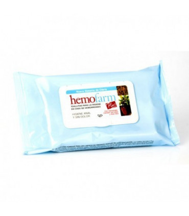 HEMOFARM PLUS TOALLITAS SOBRE 60 TOALLITAS CIERRRE TAPA DURA