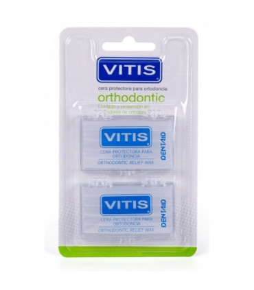 CERA ORTODONCIA PROTECTORA ROZADURA VITIS ORTHOD 5 BARRITAS PACK DOS
