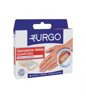 URGO QUEMADURA HIDROCOLOIDE 6 U
